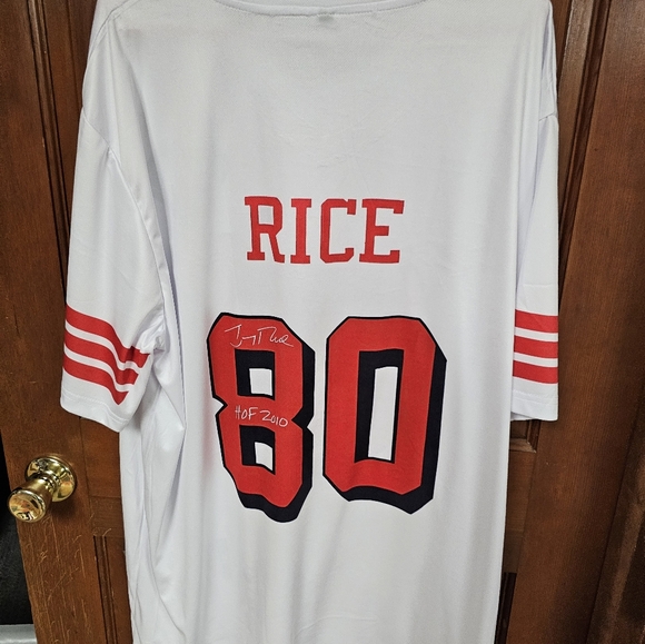Jerry Rice signed 49ers jersey(READ description for sizing details) - Picture 7 of 7